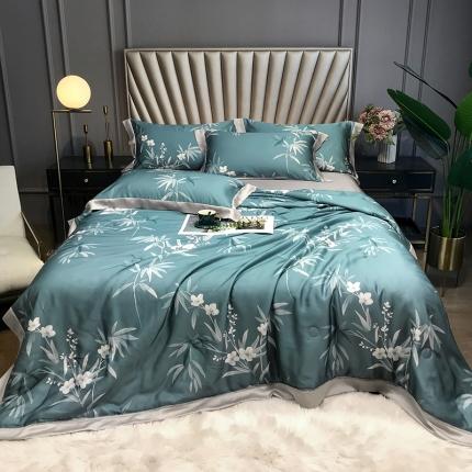 91家纺网 家纺一手货源 找家纺 （总）娇逸 2021新款60天丝数码印花夏被夏凉被