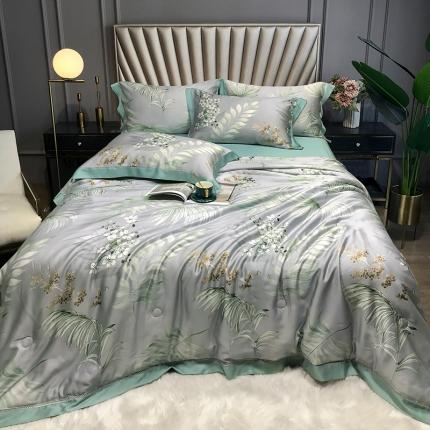 91家纺网 家纺一手货源 找家纺 （总）娇逸 2021新款60天丝数码印花夏被夏凉被