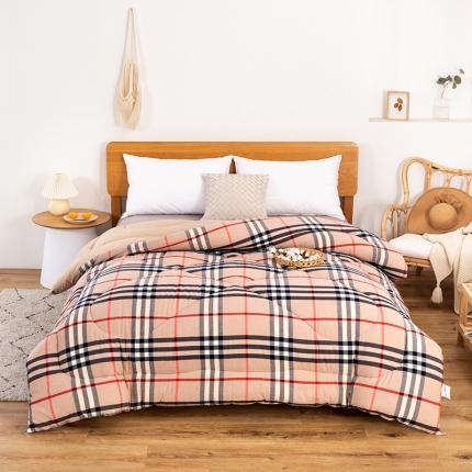 91家纺网 家纺一手货源 找家纺 （总）鑫棉坊（有检测报告）2023新款色织水洗棉棉花冬被