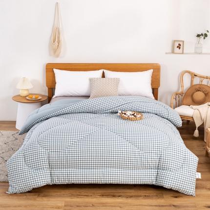 91家纺网 家纺一手货源 找家纺 （总）鑫棉坊（有检测报告）2023新款色织水洗棉棉花冬被