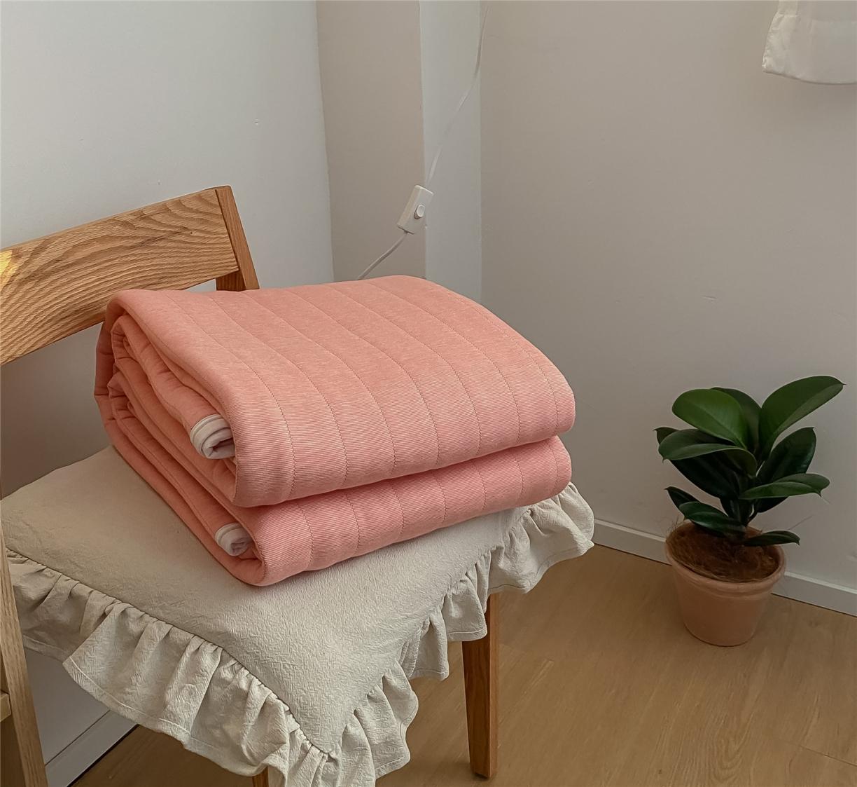 91家纺网 家纺一手货源 找家纺 新款针织全棉夏被天竺棉夏被 超软糯手感 实拍图