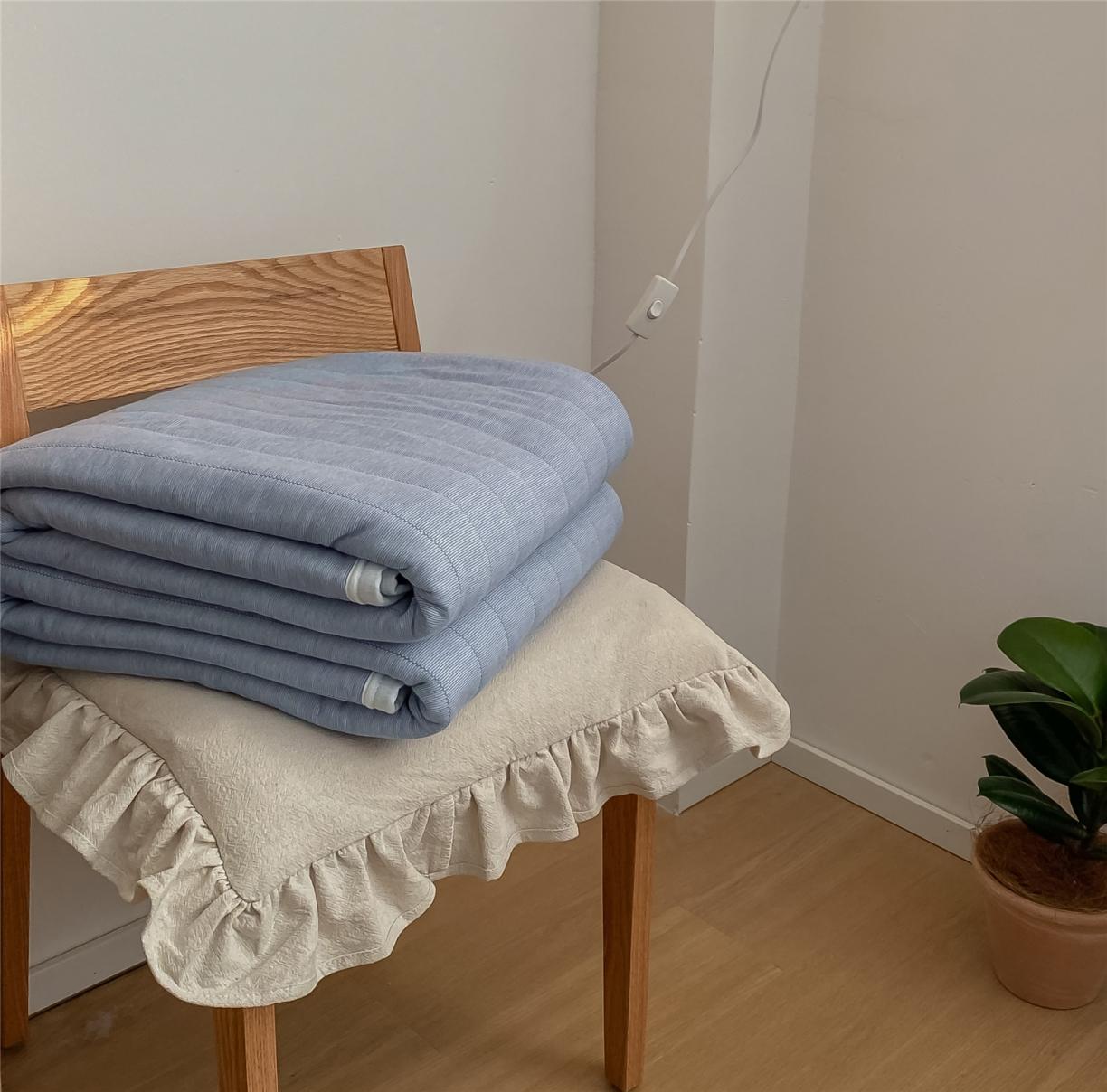 91家纺网 家纺一手货源 找家纺 新款针织全棉夏被天竺棉夏被 超软糯手感 实拍图