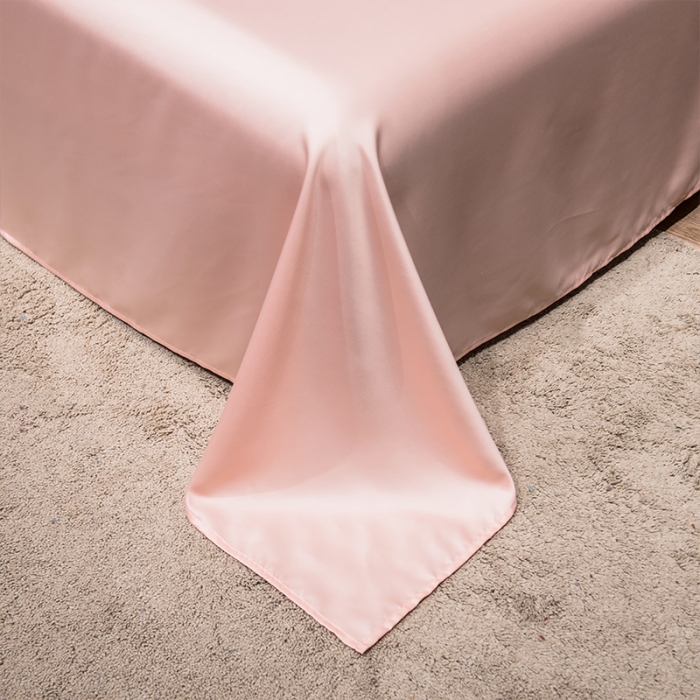 91家纺网 家纺一手货源 找家纺 2022简爱水洗天丝绣花四件套水洗真丝三件套 玉色