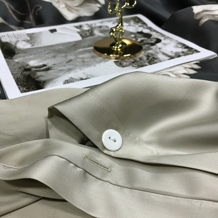 91家纺网 家纺一手货源 找家纺 娇逸 2021新款60支进口兰精天丝数码印花四件套花之溢-灰