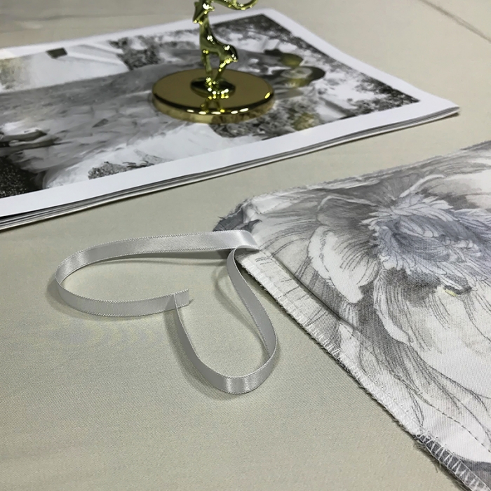 91家纺网 家纺一手货源 找家纺 娇逸 2021新款60支进口兰精天丝数码印花四件套花之溢-灰