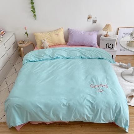 星期八 2021新款马卡龙趣味水洗棉四件套 Good！