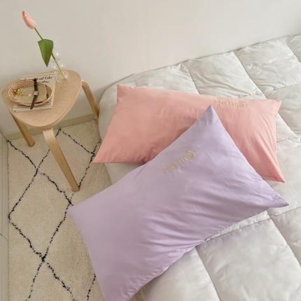 91家纺网 家纺一手货源 找家纺 （总）星期八 2021新款马卡龙趣味水洗棉枕套一只