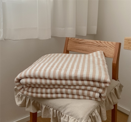 91家纺网 家纺一手货源 找家纺 新款针织全棉夏被天竺棉夏被 超软糯手感 实拍图