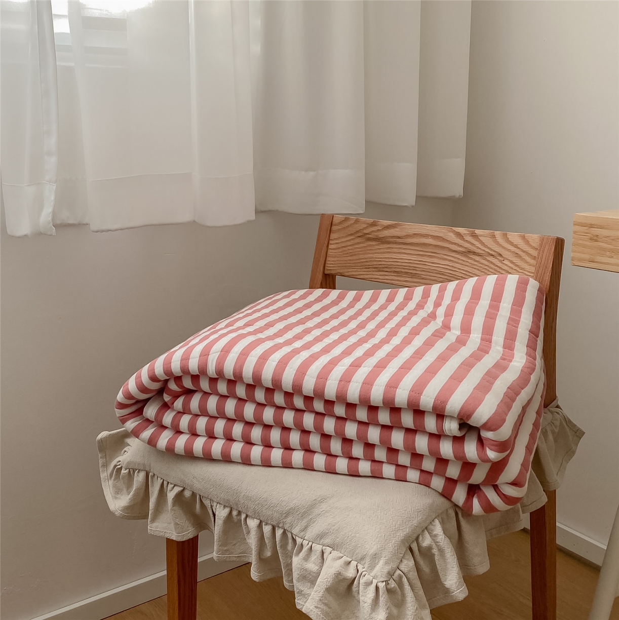 91家纺网 家纺一手货源 找家纺 新款针织全棉夏被天竺棉夏被 超软糯手感 实拍图