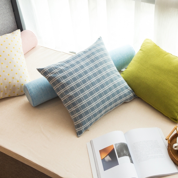 91家纺网 家纺一手货源 找家纺 U品汇 2021新款海绵飘窗垫 雪尼尔米黄