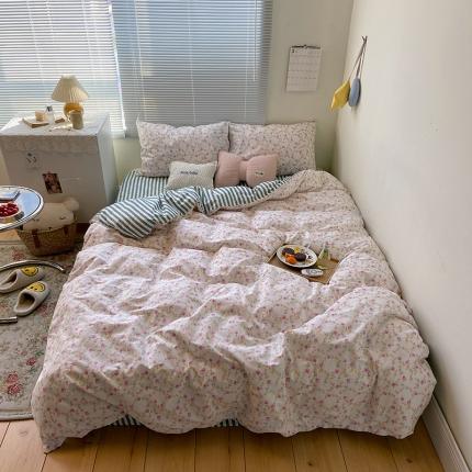 91家纺网 家纺一手货源 找家纺 （总）盛馨2023新款全棉印花13372系列四件套