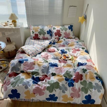 91家纺网 家纺一手货源 找家纺 （总）盛馨2023新款全棉印花13372系列四件套