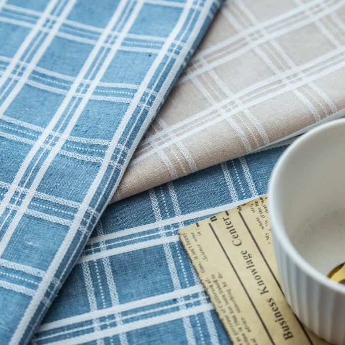 91家纺网 家纺一手货源 找家纺 U品汇 2021新款海绵飘窗垫 棉麻提花雅韵蓝