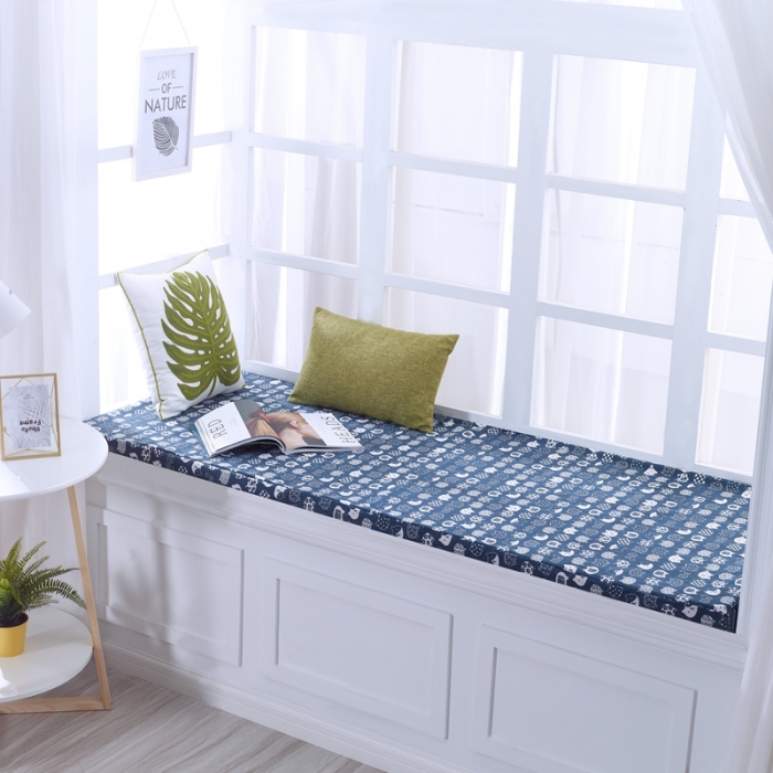 91家纺网 家纺一手货源 找家纺 U品汇 2021新款海绵飘窗垫 招财猫