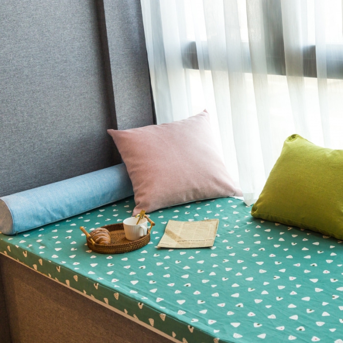 91家纺网 家纺一手货源 找家纺 U品汇 2021新款海绵飘窗垫 小粽子