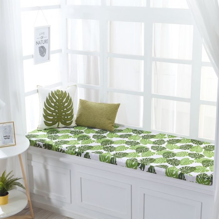 91家纺网 家纺一手货源 找家纺 U品汇 2021新款海绵飘窗垫 仲夏之夜