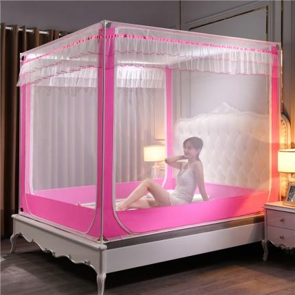 91家纺网 家纺一手货源 找家纺 （总）冉美 2021新款清新外穿杆坐床蚊帐