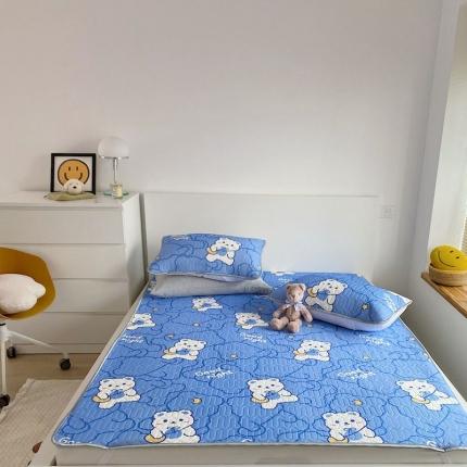 91家纺网 家纺一手货源 找家纺 （总）美乐迪 2021新款乳胶凉席三件套