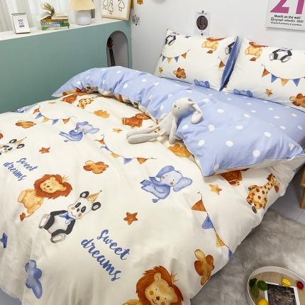 91家纺网 家纺一手货源 找家纺 （总）珺柔家纺 2021新款全棉印花四件套系列四