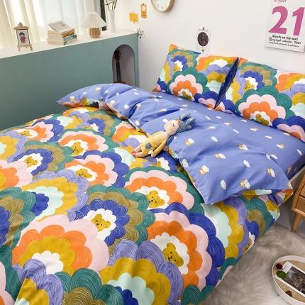 91家纺网 家纺一手货源 找家纺 （总）珺柔家纺 2021新款全棉印花四件套系列四