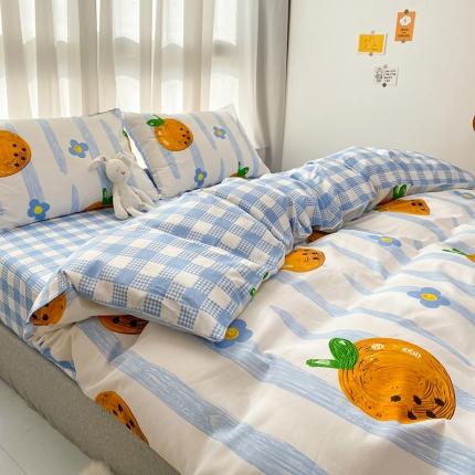 91家纺网 家纺一手货源 找家纺 （总）珺柔家纺 2021新款全棉印花四件套系列三