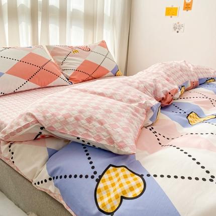 91家纺网 家纺一手货源 找家纺 （总）珺柔家纺 2021新款全棉印花四件套系列三