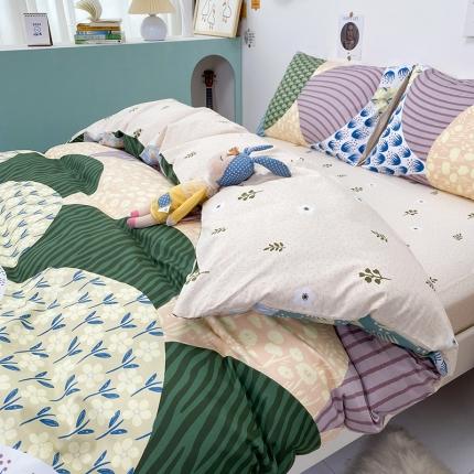 91家纺网 家纺一手货源 找家纺 （总）珺柔家纺 2021新款全棉印花四件套系列三