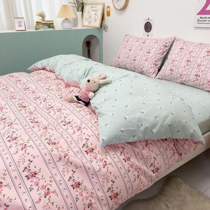 91家纺网 家纺一手货源 找家纺 （总）珺柔家纺 2021新款全棉印花四件套系列三