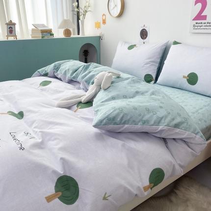 91家纺网 家纺一手货源 找家纺 珺柔家纺 2021新款全棉印花四件套系列三 左岸