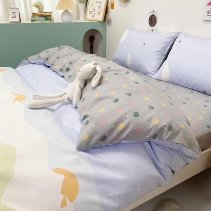 91家纺网 家纺一手货源 找家纺 珺柔家纺 2021新款全棉印花四件套系列三 海岸