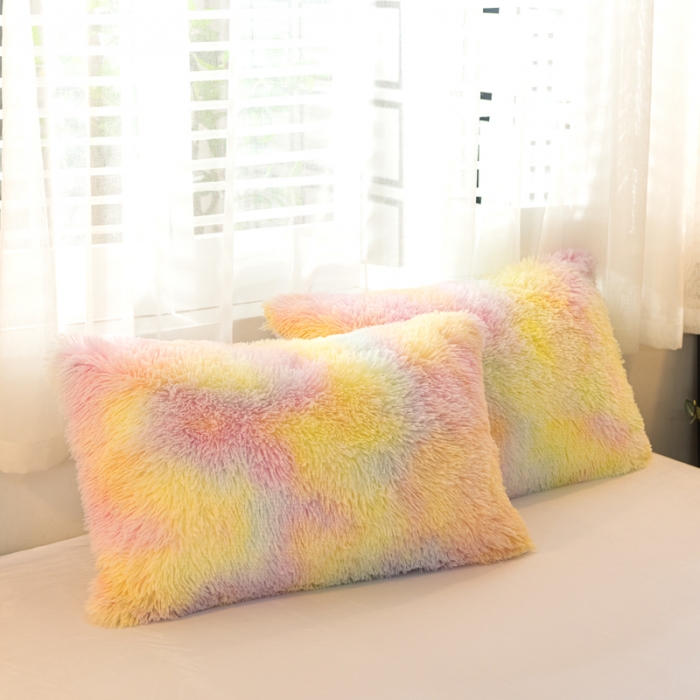 91家纺网 家纺一手货源 找家纺 邦妮家纺 2024新款云貂绒四件套 冰激凌色