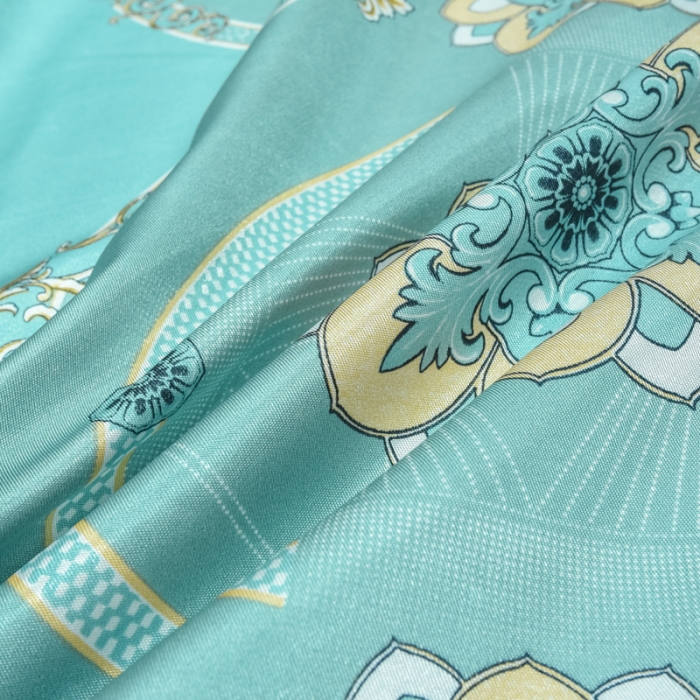 91家纺网 家纺一手货源 找家纺 ds生活馆 2021新款欧式蕾丝花边床单款凉席冰丝席华尔兹兰