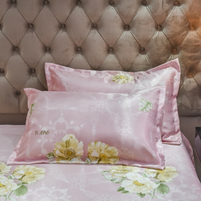 91家纺网 家纺一手货源 找家纺 ds生活馆 2021新款欧式蕾丝花边床单款凉席冰丝席曼妙舞姿红