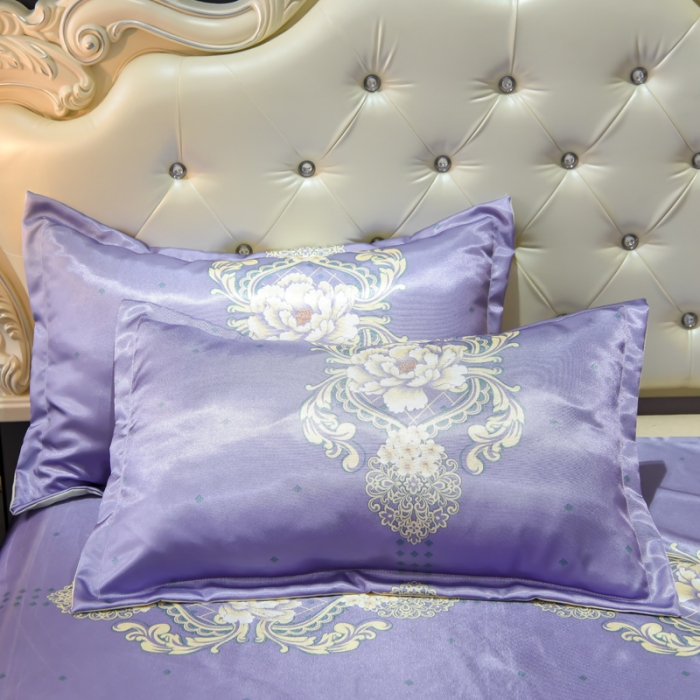 91家纺网 家纺一手货源 找家纺 （总）ds生活馆 2021新款欧式蕾丝花边床单款凉席冰丝席