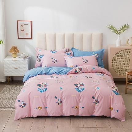 91家纺网 家纺一手货源 找家纺 （总1）星期三 2021新款卡通系列全棉13372四件套（加老板微信有会员价）