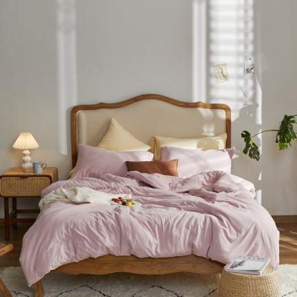 91家纺网 家纺一手货源 找家纺 涞澳家纺 2021新款针织棉四件套从梦