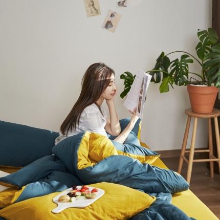 涞澳家纺 2021新款针织棉四件套翠容