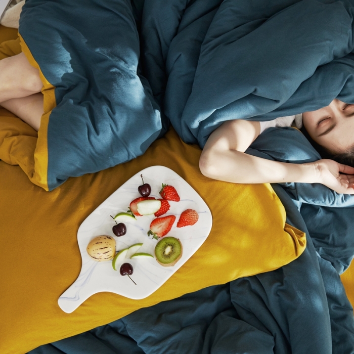 91家纺网 家纺一手货源 找家纺 涞澳家纺 2021新款针织棉四件套翠容