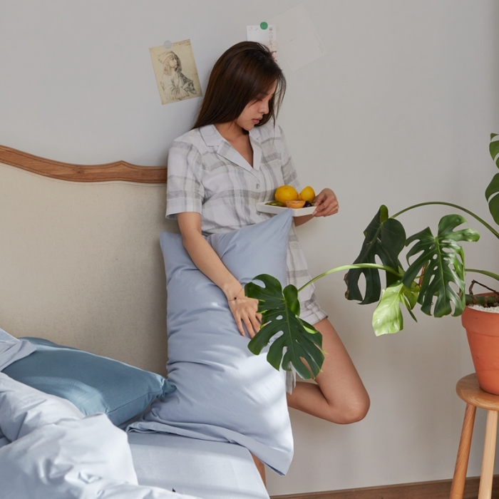 91家纺网 家纺一手货源 找家纺 涞澳家纺 2021新款针织棉四件套寒亦