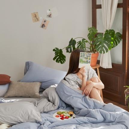 涞澳家纺 2021新款针织棉四件套寒云