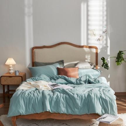 91家纺网 家纺一手货源 找家纺 涞澳家纺 2021新款针织棉四件套曼文