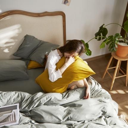 涞澳家纺 2021新款针织棉四件套念烟