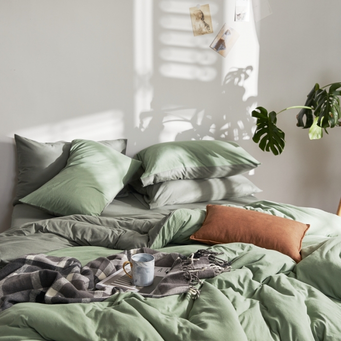 91家纺网 家纺一手货源 找家纺 涞澳家纺 2021新款针织棉四件套夏炎