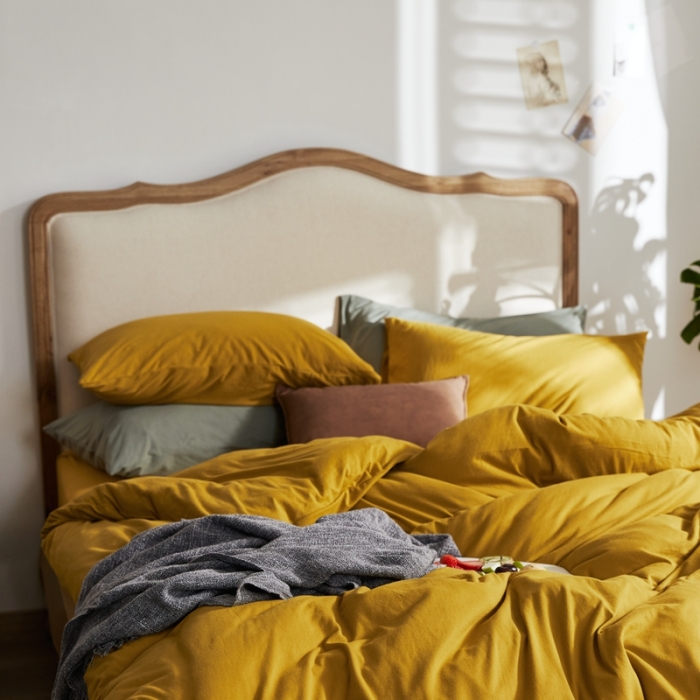 91家纺网 家纺一手货源 找家纺 涞澳家纺 2021新款针织棉四件套晓语