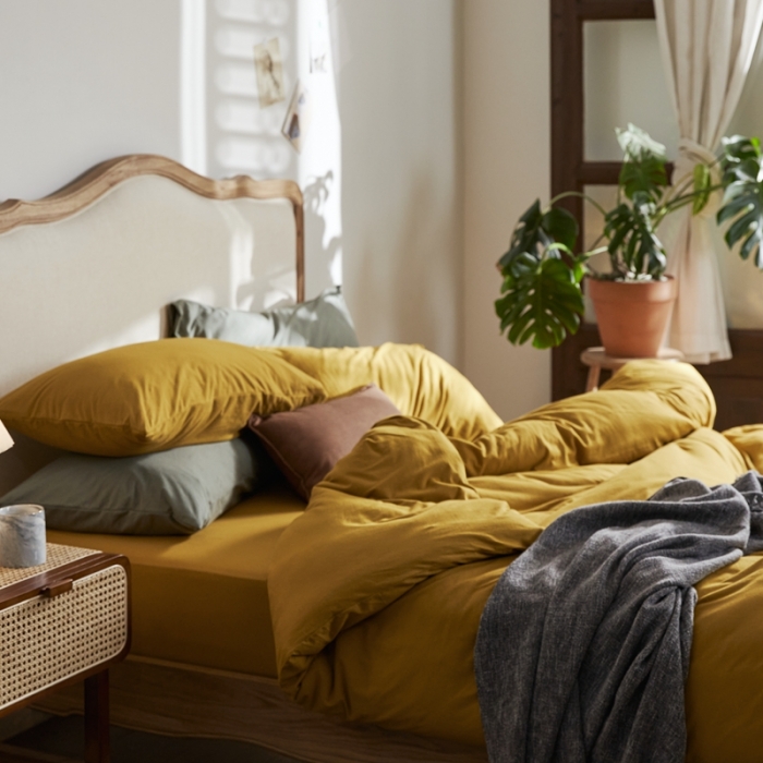 91家纺网 家纺一手货源 找家纺 涞澳家纺 2021新款针织棉四件套晓语