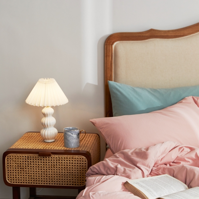 91家纺网 家纺一手货源 找家纺 涞澳家纺 2021新款针织棉四件套映梦