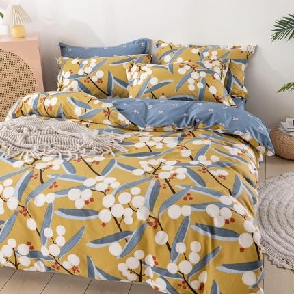 91家纺网 家纺一手货源 找家纺 （总）星期三 2021年3月新款全棉13372四件套（加老板微信有会员价）