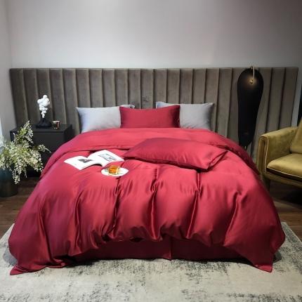 91家纺网 家纺一手货源 找家纺 （总）涞澳家居 2021新款60天丝纯色四件套