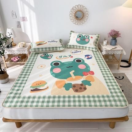 91家纺网 家纺一手货源 找家纺 （总）懒猫 2021新款大版冰丝凉席