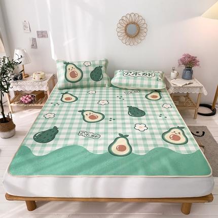 91家纺网 家纺一手货源 找家纺 （总）懒猫 2021新款大版冰丝凉席